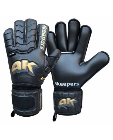 rękawice bramkarskie 4KEEPERS CHAMP GOLD BLACK IV RF 