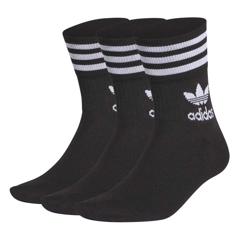 ADIDAS MID CUT CREW SOCKS (3PAK)