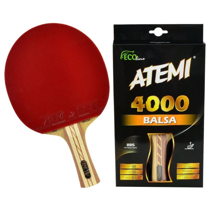 rakietka do tenisa stołowego ATEMI 4000 BALSA CV