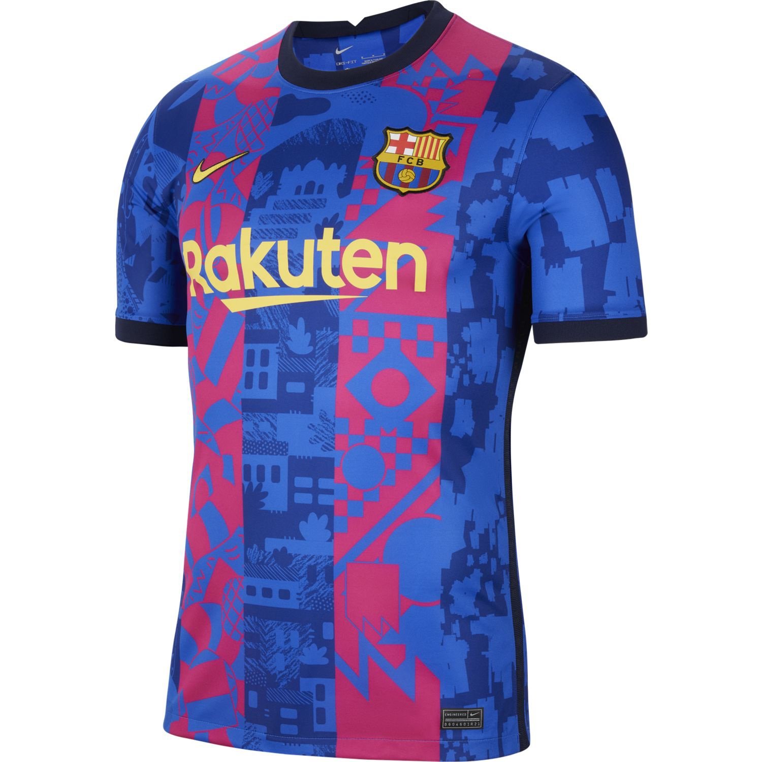 スポーツ O702 FCBarcelonacampions SECOND #TRIPL3T Koszulka Nike FC Barcelona 2021/22 Stadium Third Men s