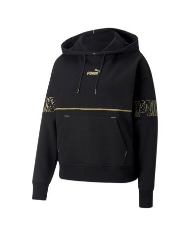 PUMA W POWER DECO GLAM HOODIE