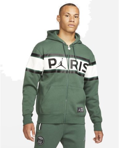 bluza JORDAN PARIS SAINT-GERMAIN FULL-ZIP FLEECE HOODIE DB6481-333