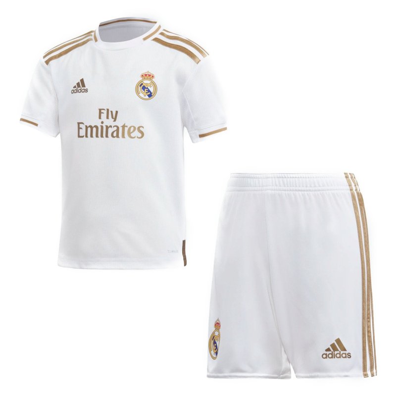 komplet dziecięcy ADIDAS JR REAL MADRYT 19/20 HOME DX8843 