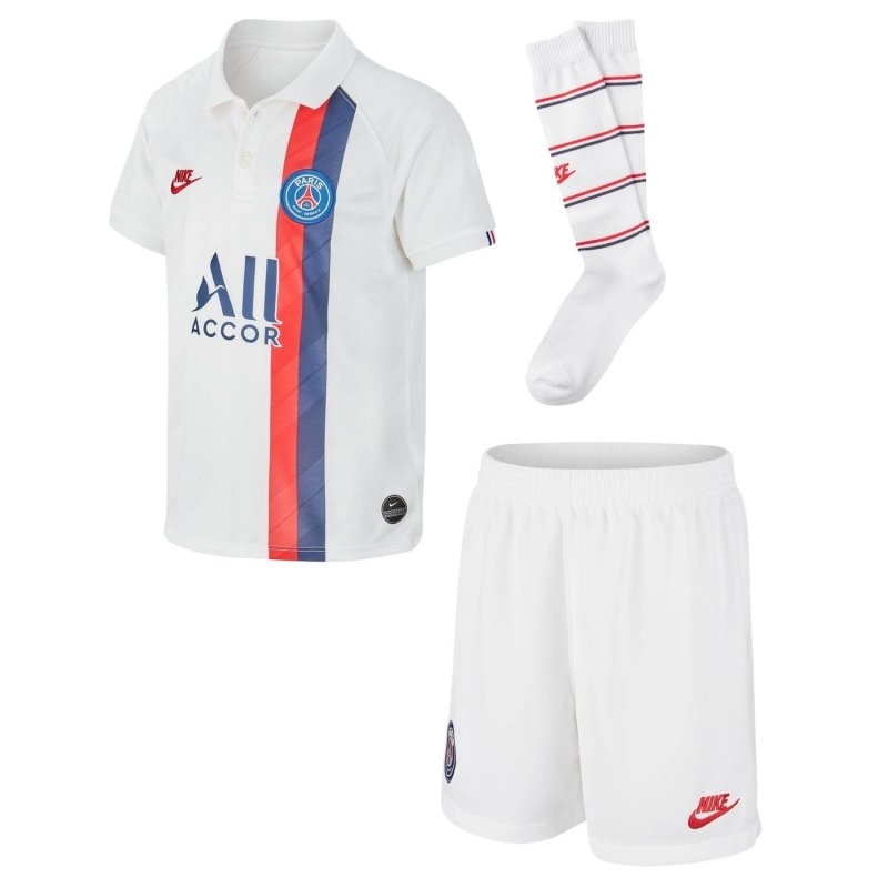 komplet dziecięcy NIKE PSG 19/20 BREATHE STADIUM THIRD AT2872-102