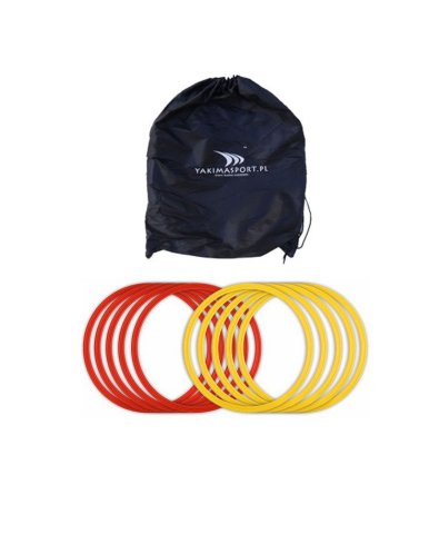 koła koordynacyjne YAKIMASPORT - zestaw 12szt. + torba (100055)