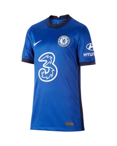 koszulka NIKE JR CHELSEA LONDYN 20/21 BREATHE HOME STADIUM CD4498-496