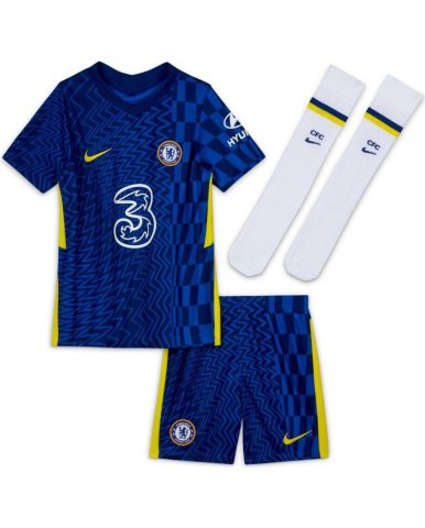 komplet dziecięcy NIKE CHELSEA FC 2021/22 BREATHE HOME CV8266-409