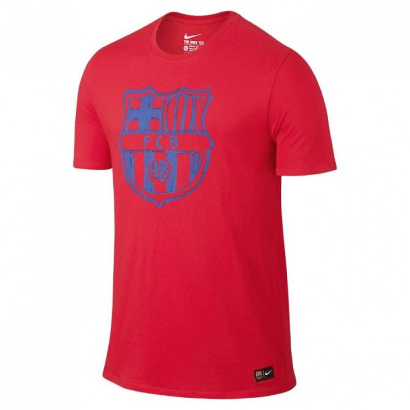 koszulka NIKE JR FC BARCELONA CREST 805831-635