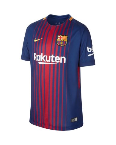 koszulka NIKE JR BREATHE FC BARCELONA 2017/18 STADIUM HOME 847387-456